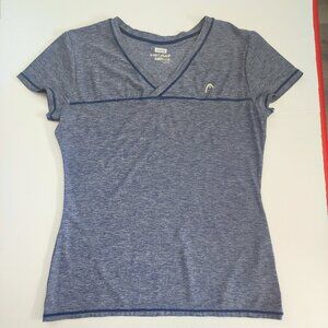 Head active wear running shirt purple women's size S
